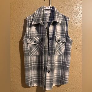 Flannel vest
